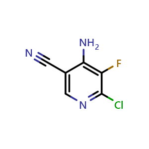 4-amino-6-chloro-5-fluoronicotinonitrile