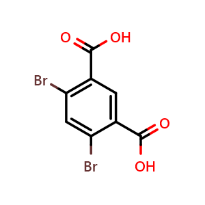 Chemical structure of 4,6-dibromoisophthalic acid , CAS 24063-27-2, AChemBlock V157446