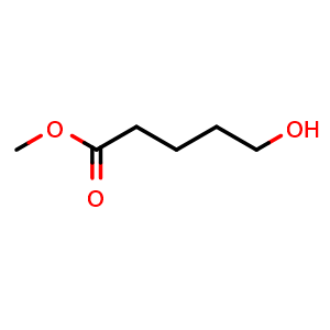 Chemical structure of Methyl 5-hydroxyvalerate , CAS 14273-92-8, AChemBlock W157563