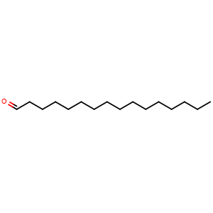 Chemical structure of Hexadecanal , CAS 629-80-1, AChemBlock W157573