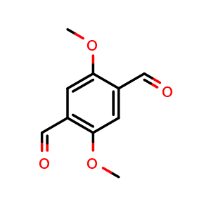 Chemical structure of 2,5-Dimethoxyterephthalaldehyde , CAS 7310-97-6, AChemBlock W157603