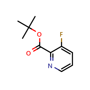 Chemical structure of tert-Butyl 3-fluoropicolinate , CAS 1934827-83-4, AChemBlock W157702