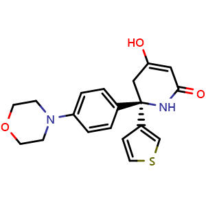(R)-4-hydroxy-6-(4-morpholinophenyl)-6-(thiophen-3-yl)-5,6-dihydropyridin-2(1H)-one
