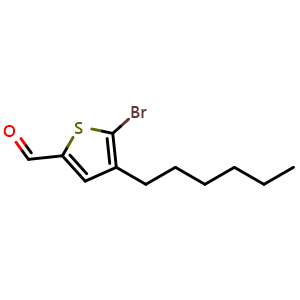 5-Bromo-4-hexylthiophene-2-carbaldehyde