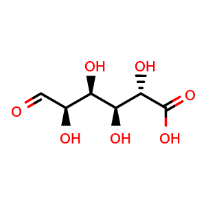 Chemical structure of D-Glucuronic acid , CAS 6556-12-3, AChemBlock W157781
