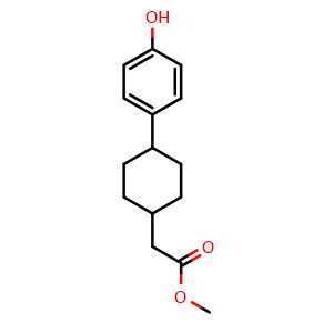 Methyl 2-(4-(4-hydroxyphenyl)cyclohexyl)acetate