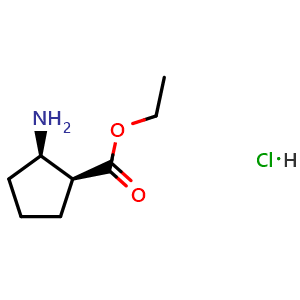 Ethyl (1S,2R)-2-aminocyclopentane-1-carboxylate hydrochloride