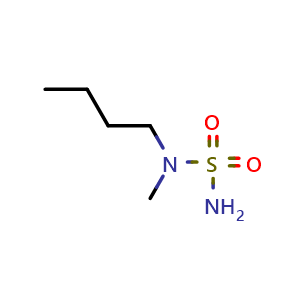 Chemical structure of N-Butyl-N-methylsulfamide , CAS 1094315-35-1, AChemBlock W157811