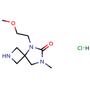 5-(2-Methoxyethyl)-7-methyl-2,5,7-triazaspiro[3 4]octan-6-one hydrochloride