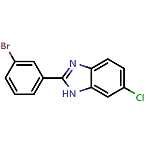 2-(3-Bromophenyl)-6-chloro-1H-benzo[d]imidazole