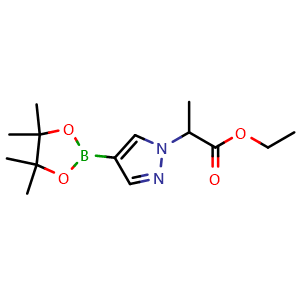 Ethyl 2-(4-(4,4,5,5-tetramethyl-1,3,2-dioxaborolan-2-yl)-1H-pyrazol-1-yl)propanoate