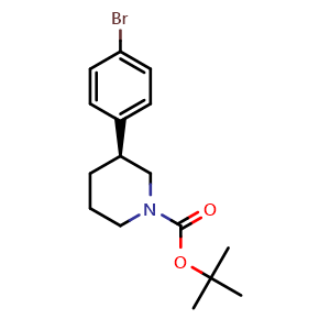 tert-Butyl (3S)-3-(4-bromophenyl)piperidine-1-carboxylate