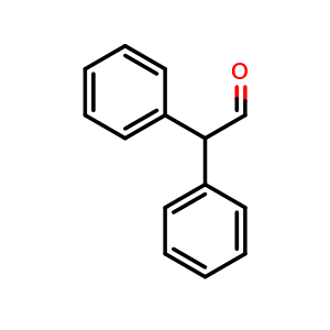 Chemical structure of Diphenylacetaldehyde , CAS 947-91-1, AChemBlock W158104
