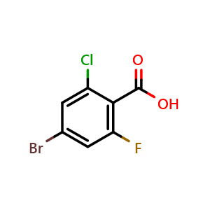 4-Bromo-2-chloro-6-fluorobenzoic acid