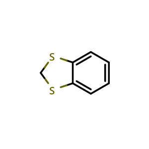 Chemical structure of 1,3-Benzodithiole , CAS 274-30-6, AChemBlock W158114