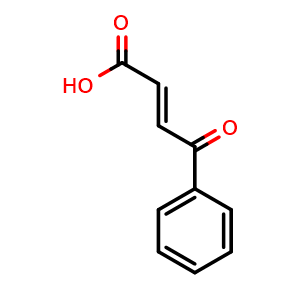 Chemical structure of 3-Benzoylacrylic acid , CAS 583-06-2, AChemBlock W158133