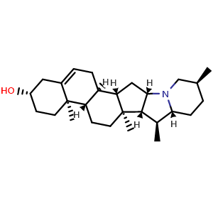 Chemical structure of Solanidine , CAS 80-78-4, AChemBlock W158175