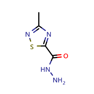 3-Methyl-1,2,4-thiadiazole-5-carbohydrazide