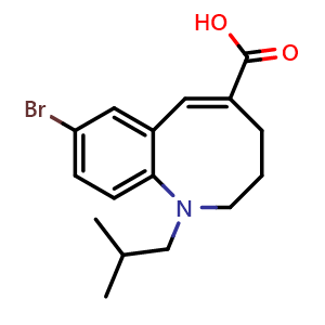 8-Bromo-1,2,3,4-tetrahydro-1-(2-methylpropyl)-1-benzazocine-5-carboxylic acid