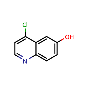 Chemical structure of 4-Chloro-6-hydroxyquinoline , CAS 148018-29-5, AChemBlock W158266
