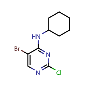 5-Bomo-2-chloro-N-cyclohexylpyrimidin-4-amine