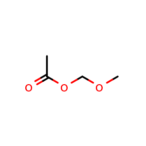 Chemical structure of Methoxymethyl acetate , CAS 4382-76-7, AChemBlock W158287