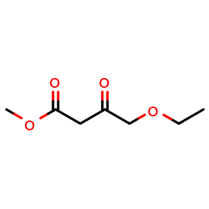 Chemical structure of Methyl 4-ethoxy-3-oxobutanoate , CAS 415678-65-8, AChemBlock W158293