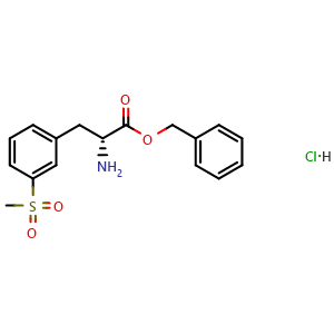 Benzyl (R)-2-amino-3-(3-(methylsulfonyl)phenyl)propanoate hydrochloride