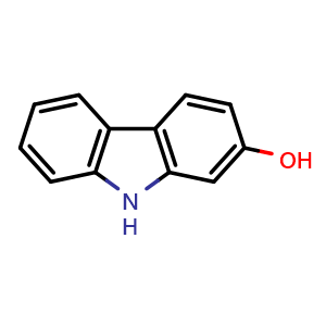 Chemical structure of 2-Hydroxycarbazole , CAS 86-79-3, AChemBlock W158510