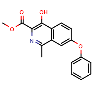 Methyl 4-hydroxy-1-methyl-7-phenoxyisoquinoline-3-carboxylate