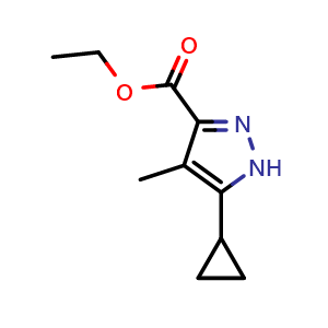 Ethyl 5-cyclopropyl-4-methyl-1H-pyrazole-3-carboxylate