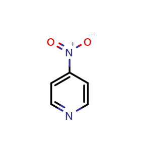 Chemical structure of 4-Nitropyridine , CAS 1122-61-8, AChemBlock W158596