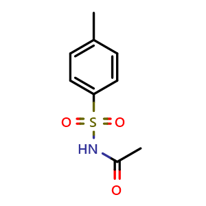 Chemical structure of N-(4-Methylphenyl)Sulfonylacetamide , CAS 1888-33-1, AChemBlock W158625