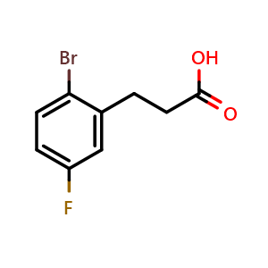 2-Bromo-5-fluorobenzenepropanoic acid