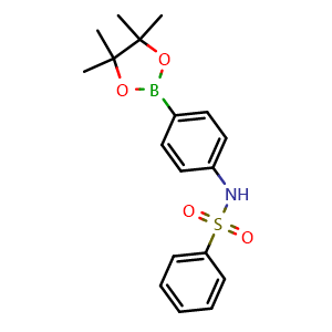 N-(4-(4,4,5,5-Tetramethyl-1,3,2-dioxaborolan-2-yl)phenyl)benzenesulfonamide