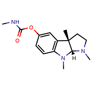 Chemical structure of Physostigmine , CAS 57-47-6, AChemBlock W158673