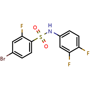4-Bromo-N-(3,4-difluorophenyl)-2-fluorobenzenesulfonamide