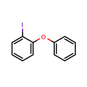 Chemical structure of 1-Iodo-2-phenoxybenzene , CAS 34883-46-0, AChemBlock W158721