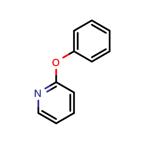 Chemical structure of 2-Phenoxypyridine , CAS 4783-68-0, AChemBlock W158722