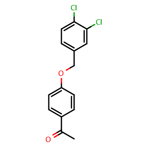 1-[4-[(3,4-Dichlorophenyl)methoxy]phenyl]ethanone