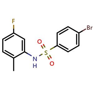 4-Bromo-N-(5-fluoro-2-methylphenyl)benzenesulfonamide