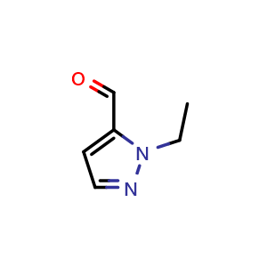 Chemical structure of 2-Ethylpyrazole-3-carbaldehyde , CAS 902837-62-1, AChemBlock W158810