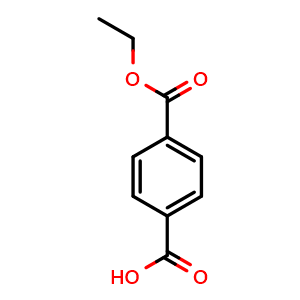 Chemical structure of 4-(Ethoxycarbonyl)benzoic acid , CAS 713-57-5, AChemBlock W158818