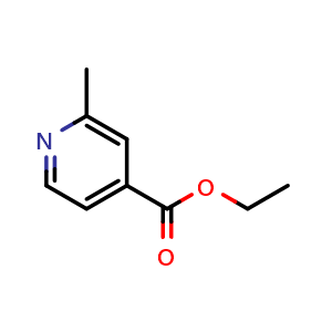 Chemical structure of Ethyl 2-methylisonicotinate , CAS 25635-17-0, AChemBlock W158819