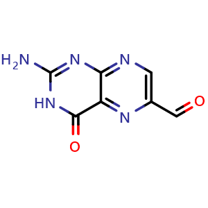 Chemical structure of 6-Formylpterin , CAS 712-30-1, AChemBlock W158946