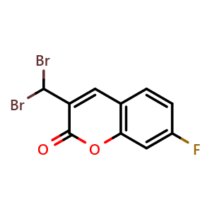3-(Dibromomethyl)-7-fluoro-2H-chromen-2-one