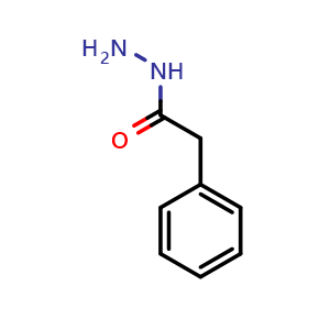 Chemical structure of Phenylacetic Hydrazide , CAS 937-39-3, AChemBlock W158971