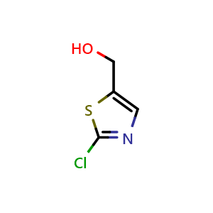 Chemical structure of (2-Chlorothiazol-5-yl)methanol , CAS 145015-15-2, AChemBlock W158987