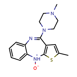 Chemical structure of Olanzapine N-Oxide , CAS 174794-02-6, AChemBlock W158989