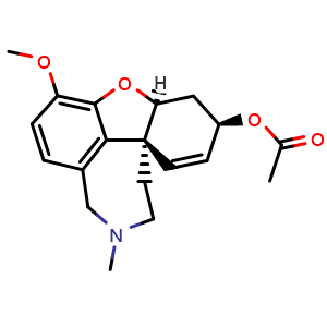 Chemical structure of O-AcetylgalanthaMine , CAS 25650-83-3, AChemBlock W158998